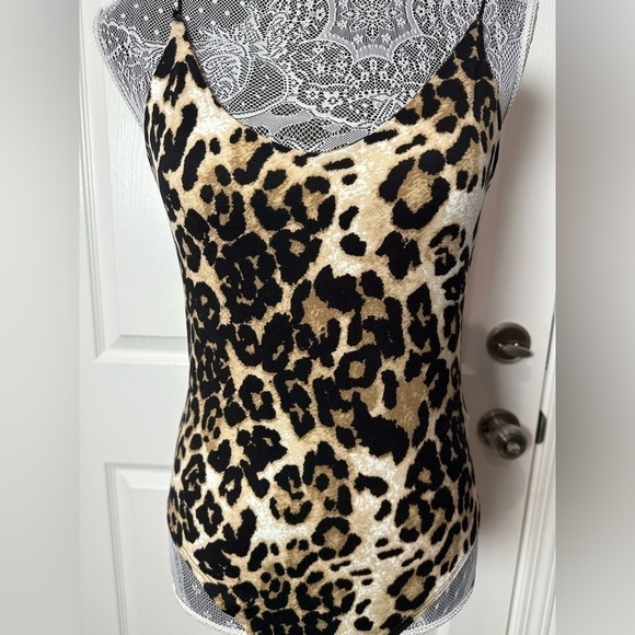 GAZE Leopard Print Bodysuit, Size Small, NWOT - Picture 9 of 9